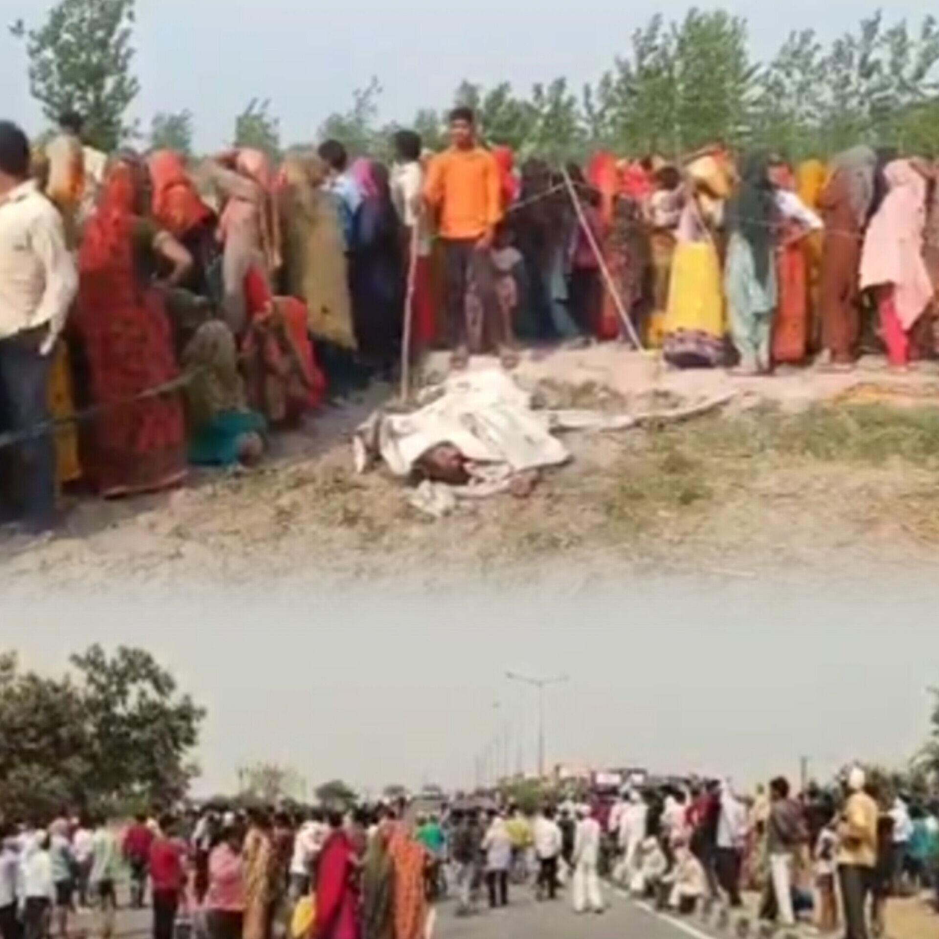 अमरोहा के हसनपुर में पति-पत्नी की हत्या, बेटी सिसकती रही शव के पास